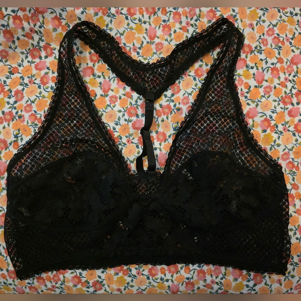 Free People Lace Mesh Bralette